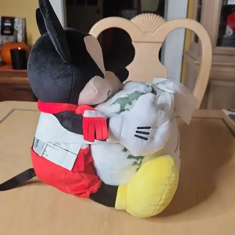 Disney Mickey Mouse plush and throw blanket